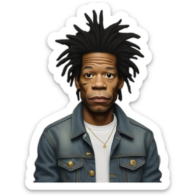 Jean Michel basquiat  sticker