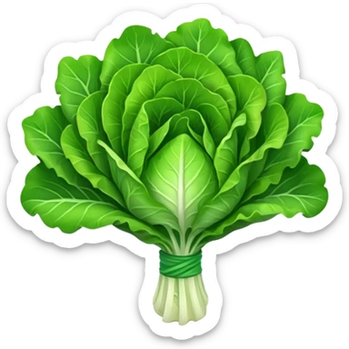 Bouquet of lettuce sticker