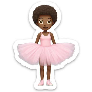 Pastel pink tutu sticker
