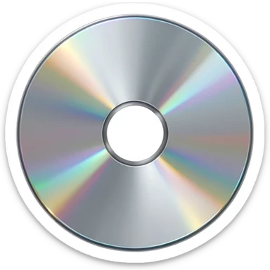 CD disk sticker