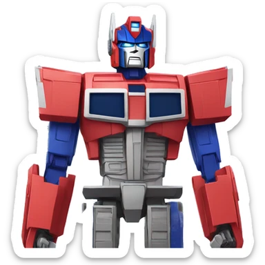 optimus prime is ready sticker