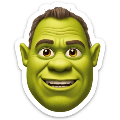 Shrek shrek sticker