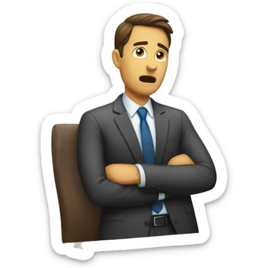 manager rejecting employess sticker