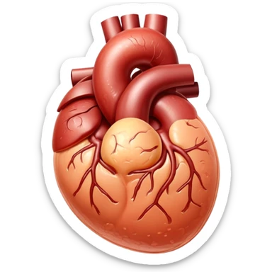 highly detailed kidney with realistic texture sticker