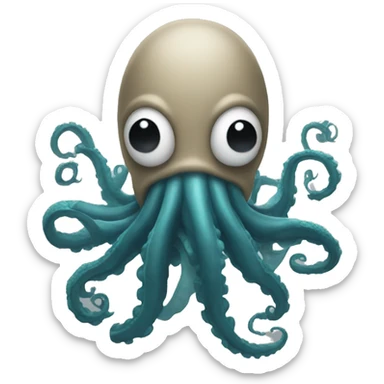 Create a kraken emoji  sticker