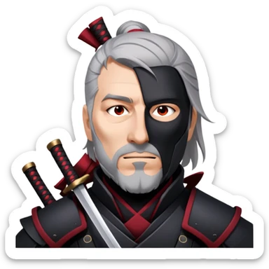 Shadow Samurai sticker