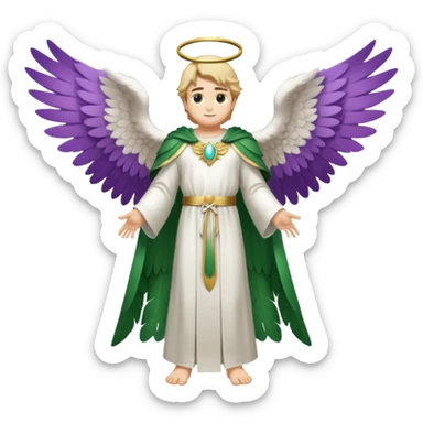 Archangel Raphael full body sticker