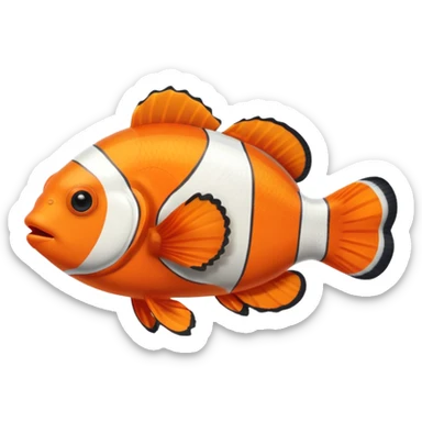 clown fish sticker