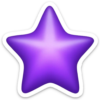 purple star sticker