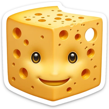 Cheese head sticker