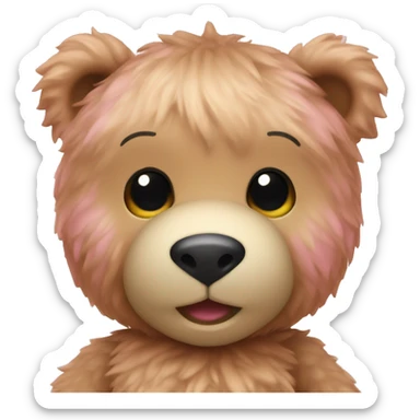 pink ralph lauren teddy bear sticker