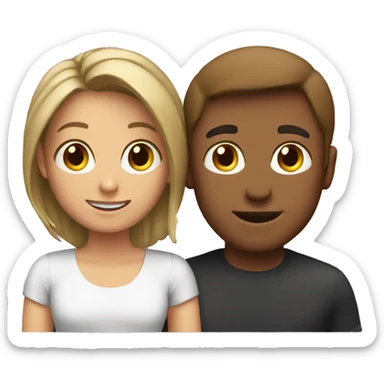 Trained couple sticker