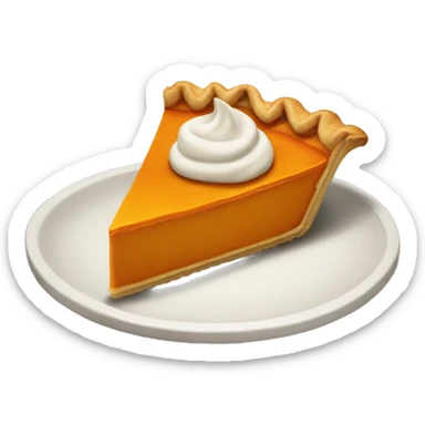 Pumkin pie sticker