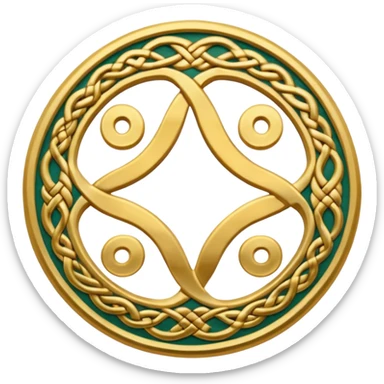 4 Celtic circles sticker