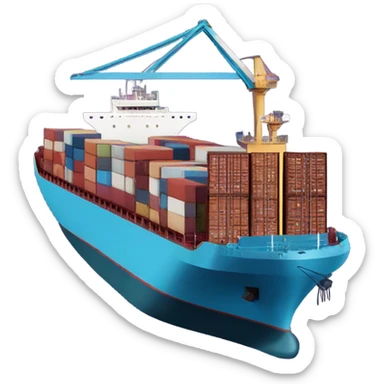 cargo ship sticker