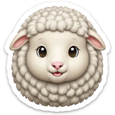 baby sheep sticker
