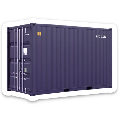 refrigerated cargo container sticker
