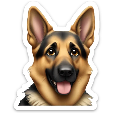 German shepherds  sticker