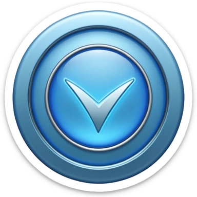BLUE tick badge of Instagram  sticker