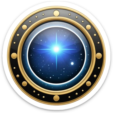 Image of a galatic credit, a money from an sf universe sticker