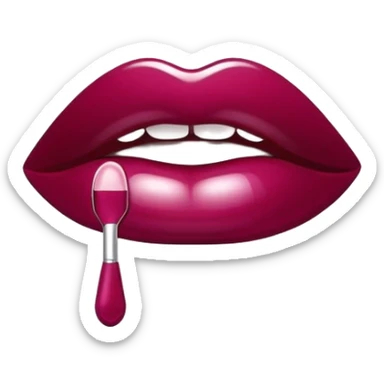 Astra lip gloss Burgundy sticker
