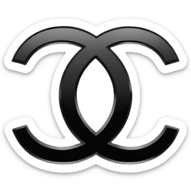 Chanel logo  sticker