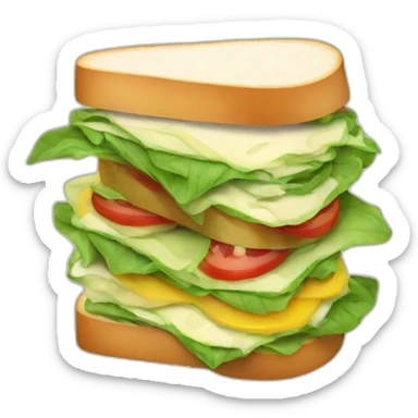 sandwich with seed sticker