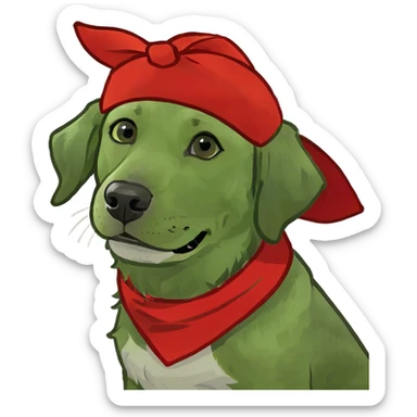 Golden retriever  sticker