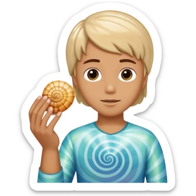 Attack On Titan, the seashell Armin found in the sea  sticker