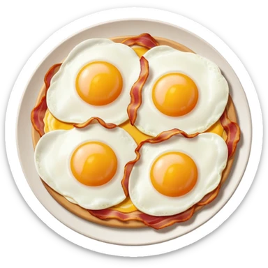 bacon & eggs sticker