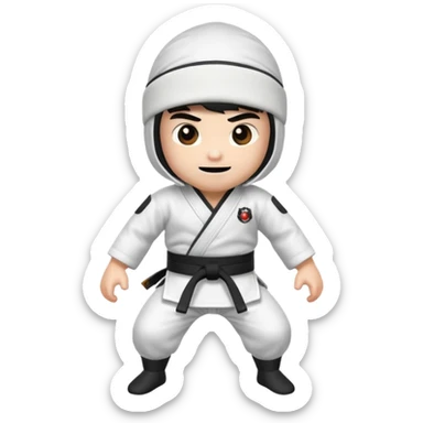 "Clumsy Ninja" sticker