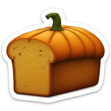 pumpkin loaf  sticker