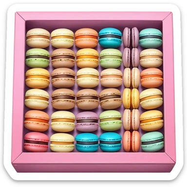 a box of macaron



















 sticker