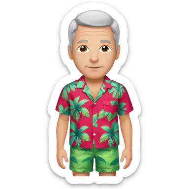 Epstein on island  sticker