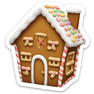 gingerbread house sticker