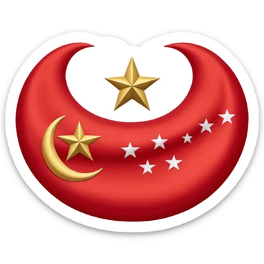 Drapeau empire ottoman sticker