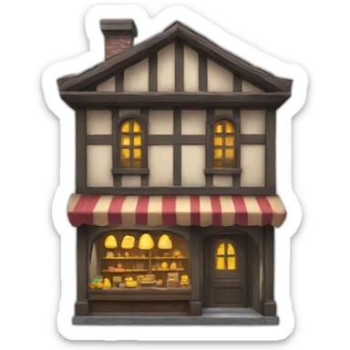 Magic shop sticker