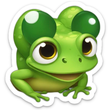 Pépé la grenouille sticker