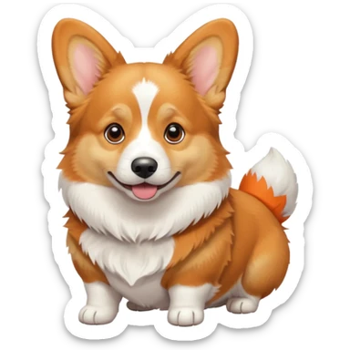 Corgi sticker