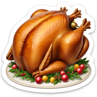 Peru de natal sticker