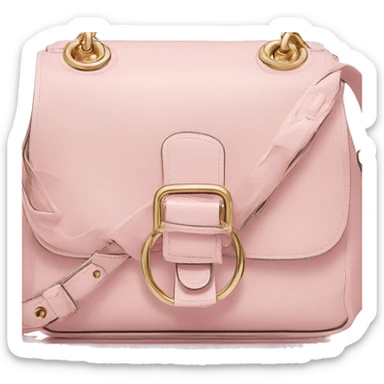 pastel pink coach bag sticker