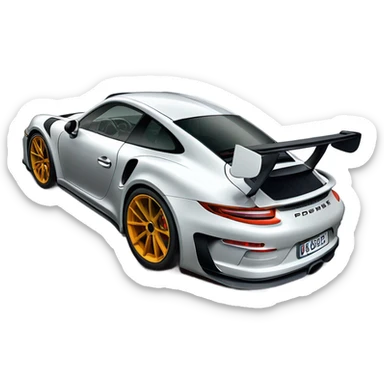 Porsche 911 GT3 RS sticker