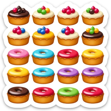 Bakery desserts  sticker