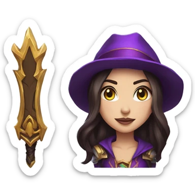 Caitlyn arcane sticker