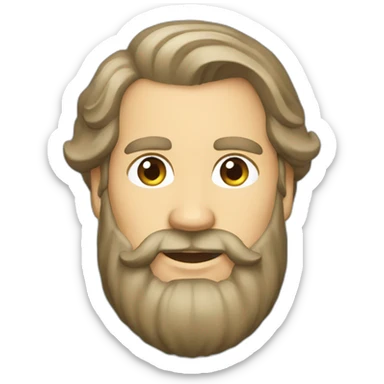 Brigham Young beard sticker
