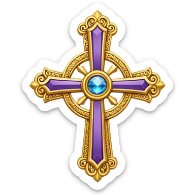 Occitan cross of Toulouse county sticker