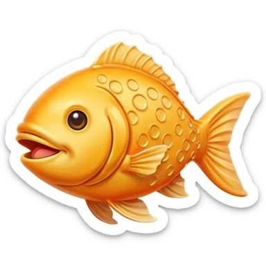 fish cracker sticker
