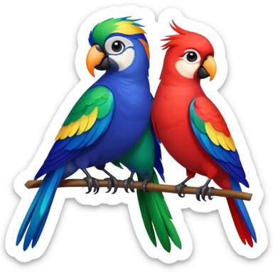 Tropical Birds sticker