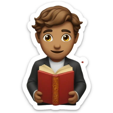 Red Book of Love and seduction with magic sticker