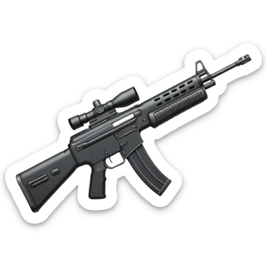 assault rifle sticker